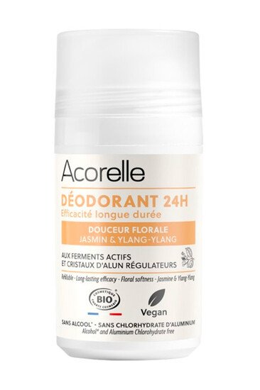 Déodorant Roll-On Douceur Florale - Efficacité 24H - Acorelle