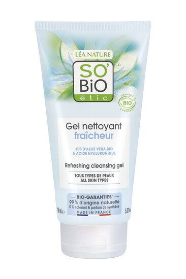 Gel Nettoyant Fraîcheur Bio - Hydra Aloe Vera - SO'BIO étic