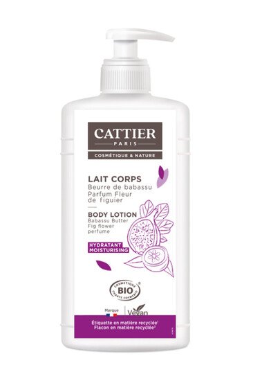 Lait Corps Bio Hydratant - Beurre de Babassu & Fleur de Figuier - Cattier