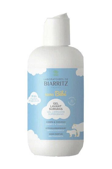 Gel Lavant Surgras Bio Bébé - Laboratoires de Biarritz en format 200ml