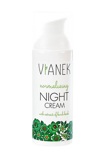Crème de Nuit Équilibrante - Peaux Grasses Acnéiques - Vianek