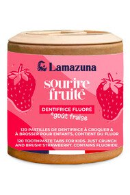 Dentifrice à Croquer Enfant - Goût Fraise - Lamazuna