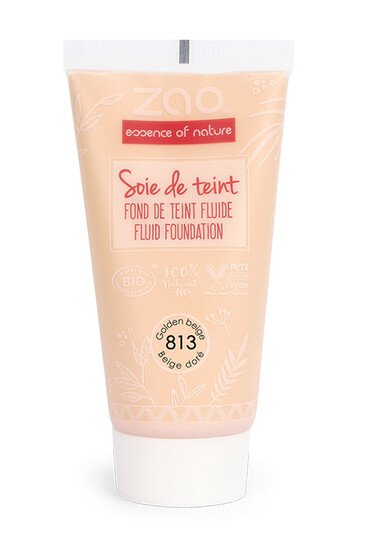 Fond de Teint Fluide Bio "Soie de teint" - Zao 811