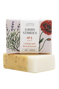 Savon n°3 Exfoliant - Graines de Pavot & Curcuma - Savon Stories