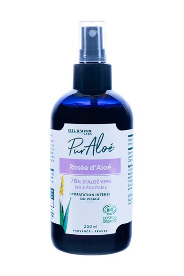 Rosée d'Aloé Bio - 76% Aloe Vera - Pur Aloé